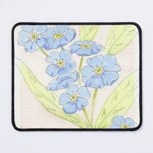Item preview, Hand Painted Watercolor Forget-Me-Nots designed and sold by MyCuriousMagpie.