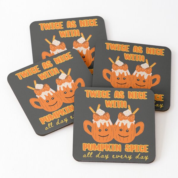 Item preview, Twice as Nice With Pumpkin Spice Coffee Lover, Coffee Club, Pumpkin Spice Latte, Cute Fall Pumpkin Face Coffee Mug designed and sold by Forevermore.