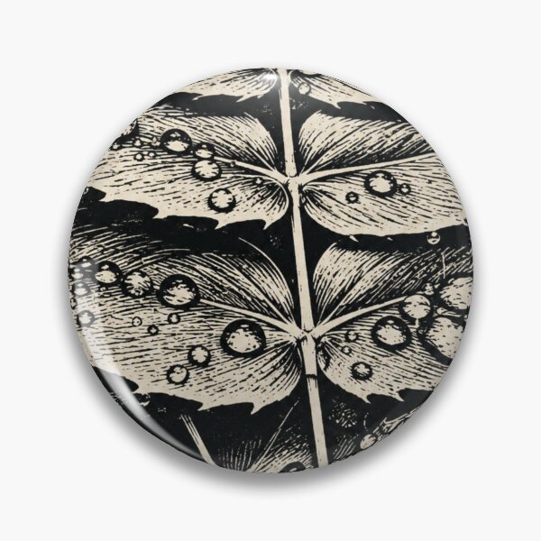 Item preview, Dew on Leaf Botanical Art | Morning Nature Macro Design | Minimalist Greenery Illustration designed and sold by Linoluca.
