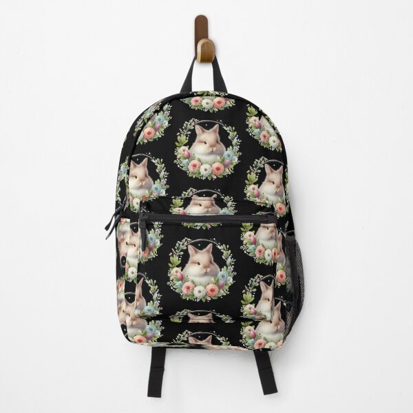 Item preview, Fluffy Bunny with Floral Wreath designed and sold by rustonpoldoks.