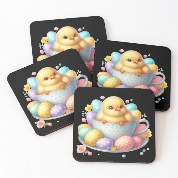Item preview, Cute Chick in a Teacup designed and sold by rustonpoldoks.