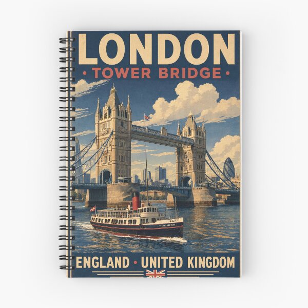 Item preview, Vintage Travel London Tower Bridge England designed and sold by JIGUWORLD.