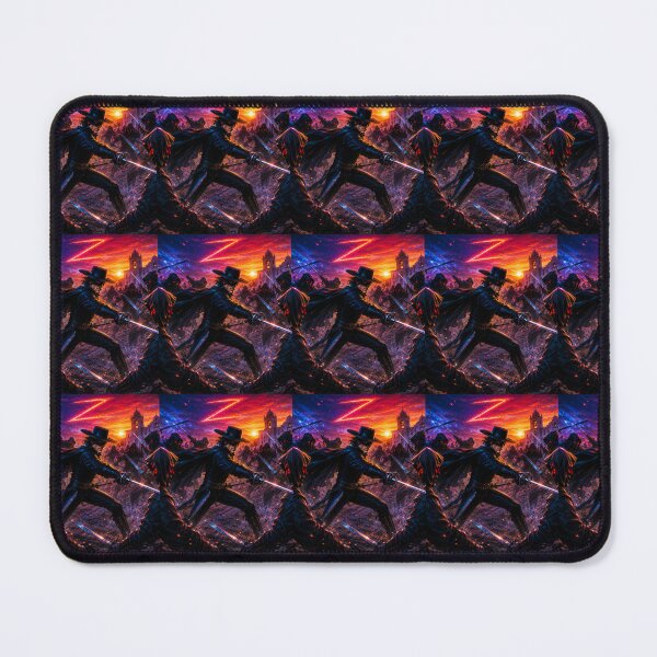 Item preview, Zorro vs. the Zombie Horde | Epic Cinematic Action Art designed and sold by SHOCAMPOS DESIGNS .