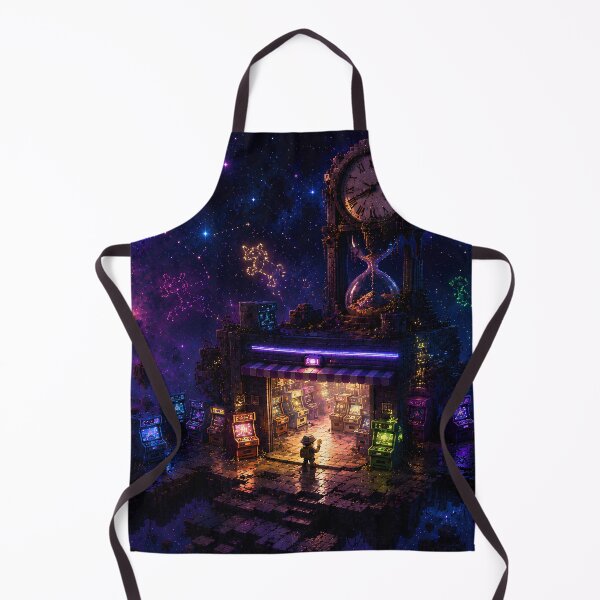 Item preview, Cosmic Arcade Beneath the Constellation Clock designed and sold by pixelpopplanet.