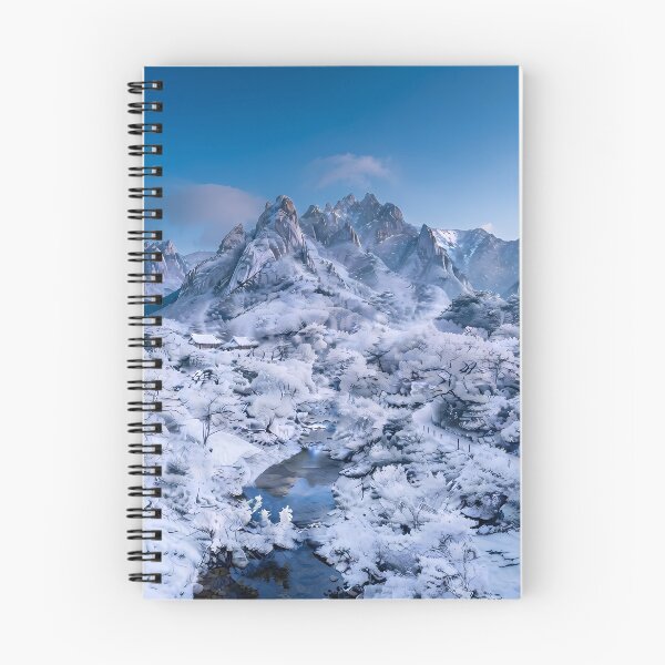 Item preview, Seoraksan National Park in Winter - Majestic Snowy Peaks and Winter Wonderland designed and sold by SOOstudio73.