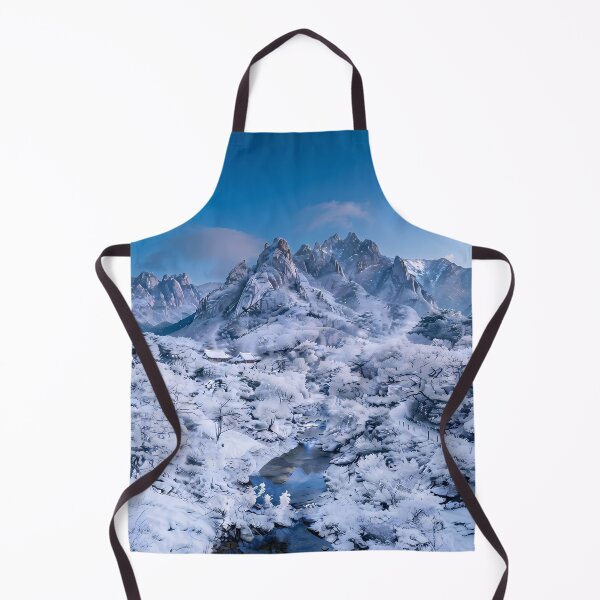 Item preview, Seoraksan National Park in Winter - Majestic Snowy Peaks and Winter Wonderland designed and sold by SOOstudio73.