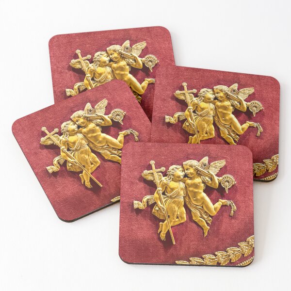 Item preview, Angels Holding Cross and Key Papal Carriage designed and sold by Diego Re.