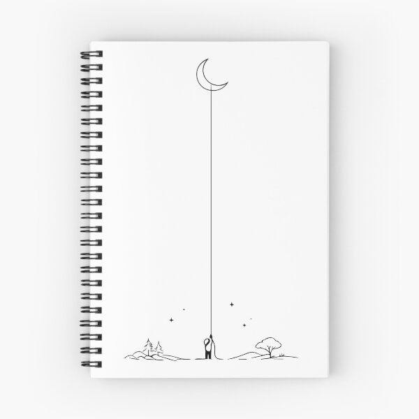 Item preview, Minimalist Astronaut Moon Dream Art designed and sold by Artistikastore.