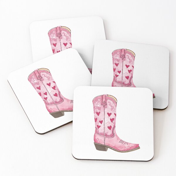 Item preview, Pink Heart Cowboy Boot  designed and sold by Bright Stone .