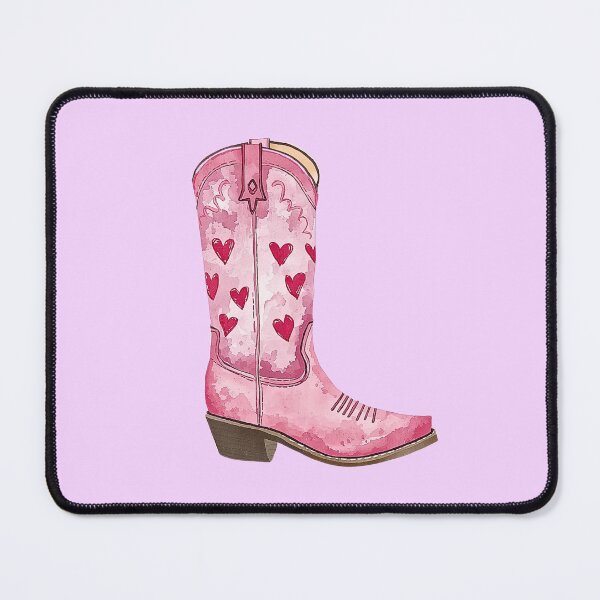 Item preview, Pink Heart Cowboy Boot designed and sold by Bright Stone .