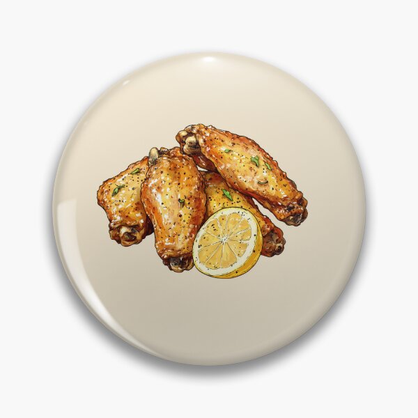 Item preview, Lemon pepper chicken wings designed and sold by sakurashorty.