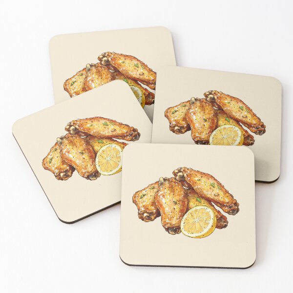 Item preview, Lemon pepper chicken wings designed and sold by sakurashorty.