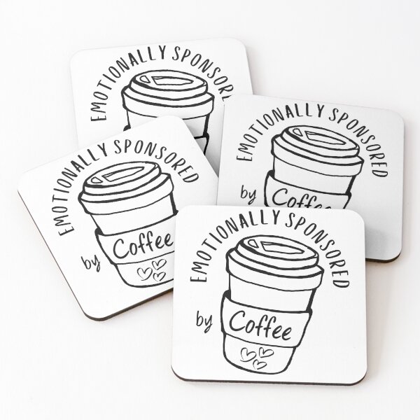 Item preview, Emotionally Sponsored By Coffee designed and sold by HYPNK.