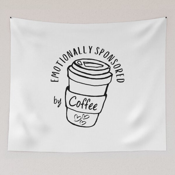 Item preview, Emotionally Sponsored By Coffee designed and sold by HYPNK.