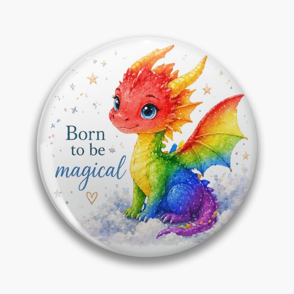 Item preview, LGBTQ Rainbow Dragon - Born To Be Magical designed and sold by Travelslightly.