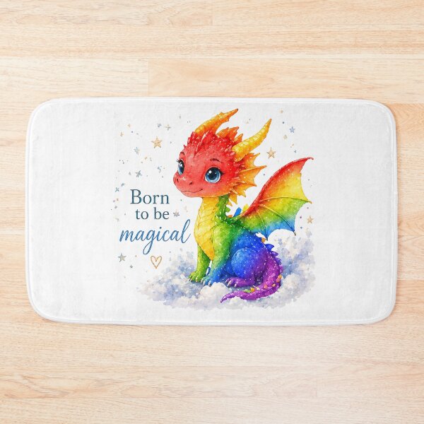 Item preview, LGBTQ Rainbow Dragon - Born To Be Magical designed and sold by Travelslightly.