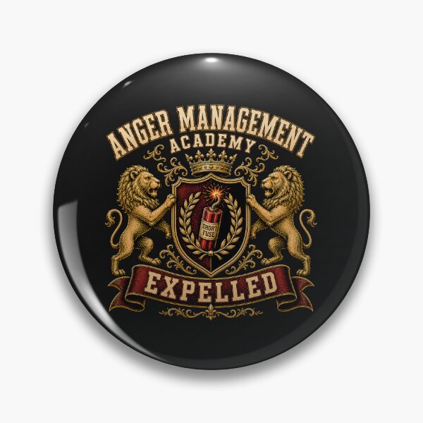 Item preview, Anger Management Academy — Expelled (Short Fuse Honors Program) designed and sold by Sanctum Icons.