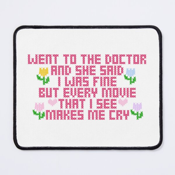 Item preview, What’s Wrong With Me Cross Stitch - Olivia Rodrigo designed and sold by DjBubbleDesigns.