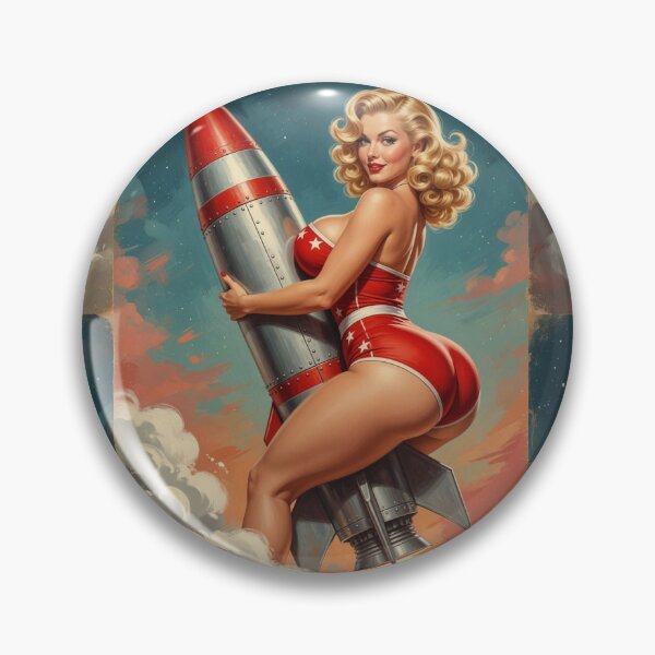 Item preview, 1950's rocket rider designed and sold by INEEDBABYPOWDER.