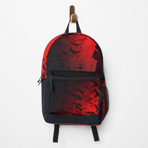 Item preview, The Flight of Inner Shadows, Red Silhouette and Flock of Crows - Dark and Cinematic Art designed and sold by RAYBIL.