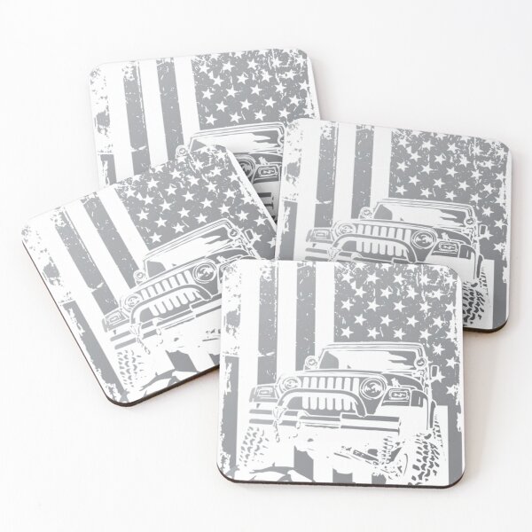 Item preview, Jeep-American US Flag designed and sold by eltradesigne.