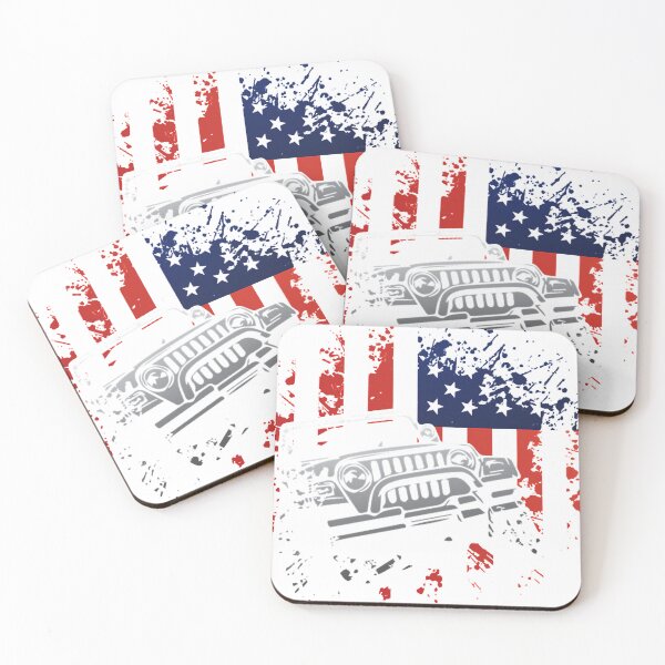 Item preview, Jeeps-Thing American Flag designed and sold by eltradesigne.