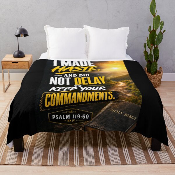 Item preview, Psalm 119:60 NKJV - JCTRUTHER designed and sold by JCTRUTHERshop.
