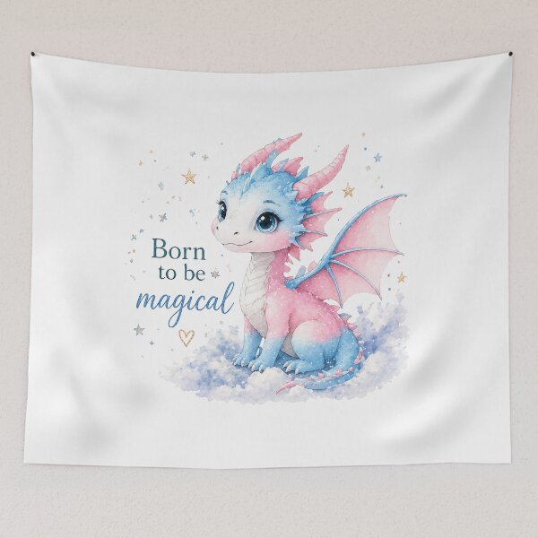 Item preview, Transgender Pride Dragon - Born To Be Magical designed and sold by Travelslightly.