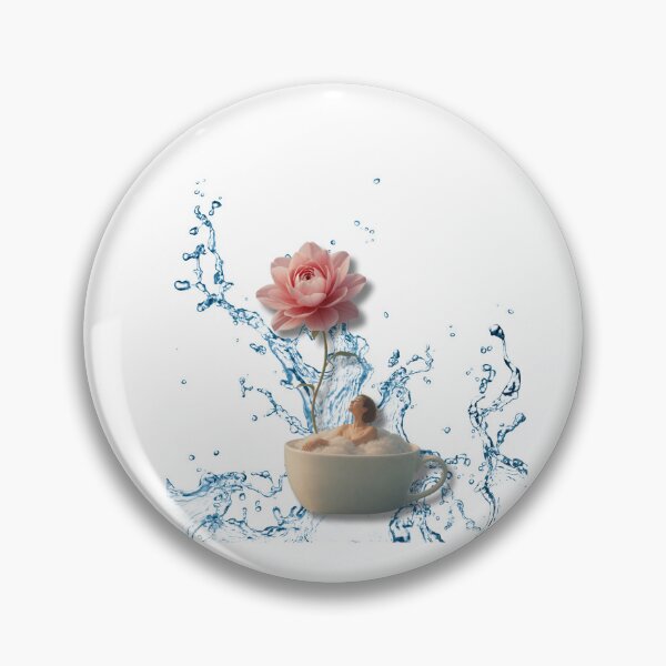Item preview, A Moment of Zen - Tiny Woman, Big Splashes designed and sold by Inka Moon Design.