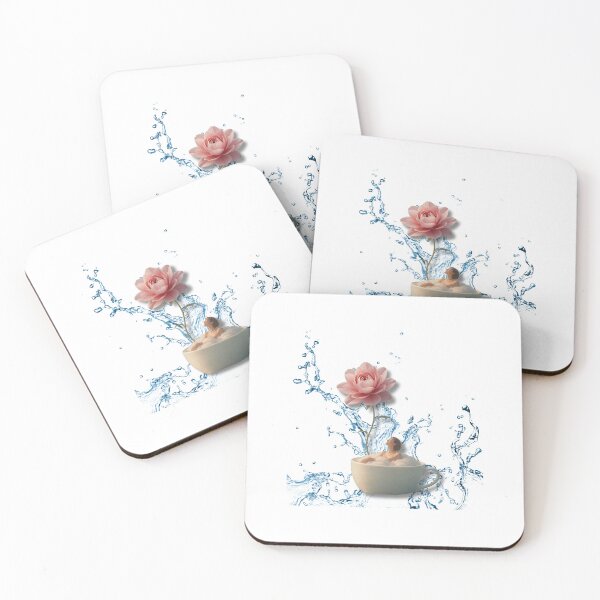 Item preview, A Moment of Zen - Tiny Woman, Big Splashes designed and sold by Inka Moon Design.