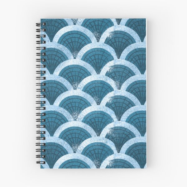 Item preview, Classic Blue Seigaiha Japanese Wave Pattern designed and sold by Piotrek0001.
