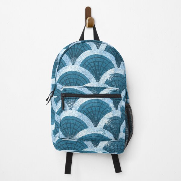 Item preview, Classic Blue Seigaiha Japanese Wave Pattern designed and sold by Piotrek0001.