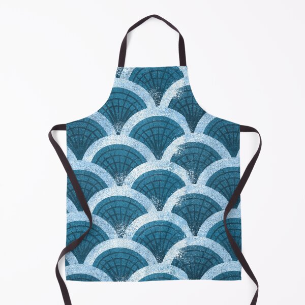 Item preview, Classic Blue Seigaiha Japanese Wave Pattern designed and sold by Piotrek0001.