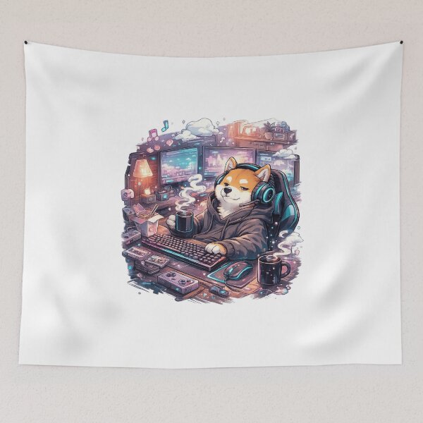 Item preview, Gamer's Best Friend: Shiba Inu Edition designed and sold by NextNoob485.