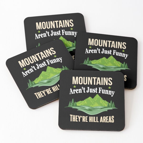 Item preview, Mountains Aren't Just Funny Hiking outdoor designed and sold by Nadey.