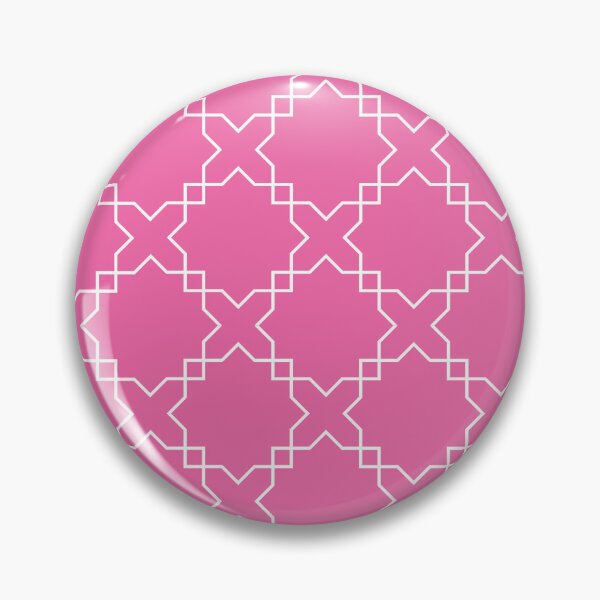 Item preview, Exotic Geometric Pattern In Classic Pink And White designed and sold by DEC02.