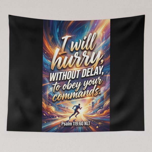 Item preview, Psalm 119:60 NLT - JCTRUTHER designed and sold by JCTRUTHERshop.