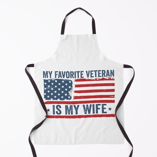 Item preview, My Favorite Veteran Is My Wife Funny Military Husband | Proud Military Spouse Gift | Patriotic Veteran Design designed and sold by 76Valeria.