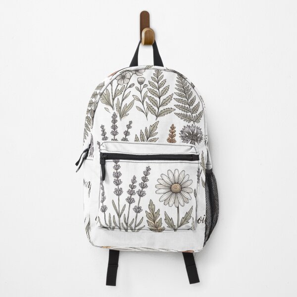 Item preview, It Starts in the Soil It Ends in the Soul Botanical Wildflower Illustration - Vintage Nature Quote Design designed and sold by WillCraftx.
