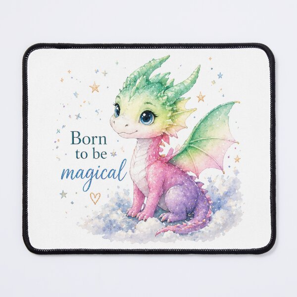 Item preview, Genderfae Pride Dragon - Born To Be Magical designed and sold by Travelslightly.