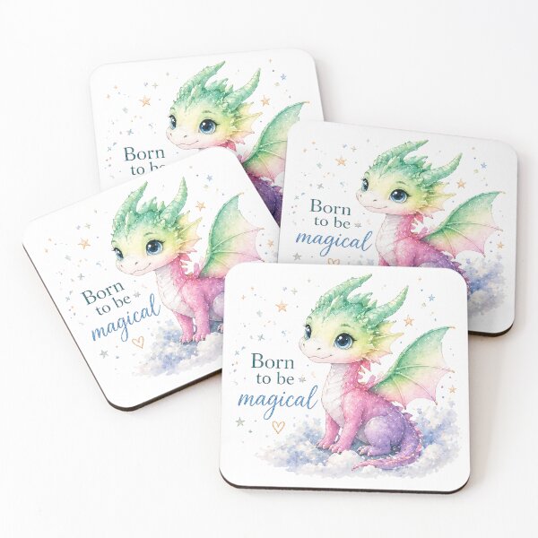 Item preview, Genderfae Pride Dragon - Born To Be Magical designed and sold by Travelslightly.