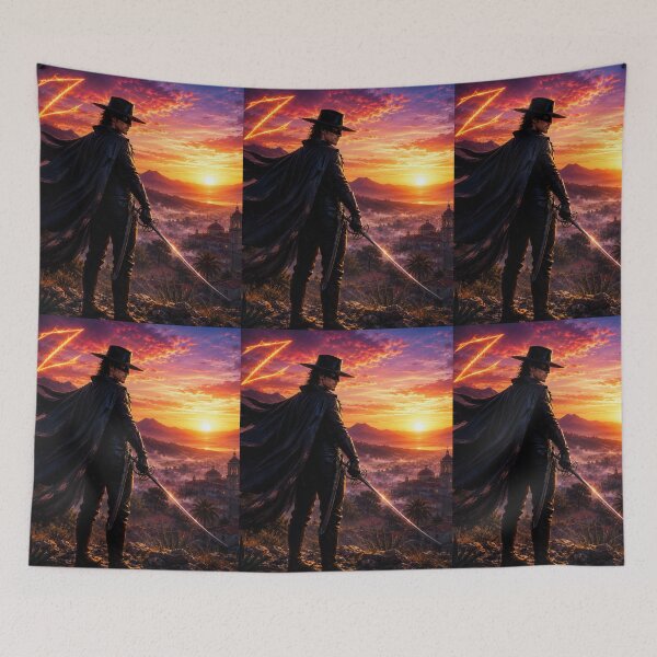 Item preview, Zorro at Sunrise | Epic Cinematic Hero Art designed and sold by SHOCAMPOS DESIGNS .