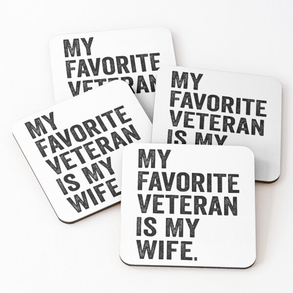 Item preview, My Favorite Veteran Is My Wife Funny Military Husband | Proud Military Spouse Gift | Patriotic Veteran Design designed and sold by 76Valeria.
