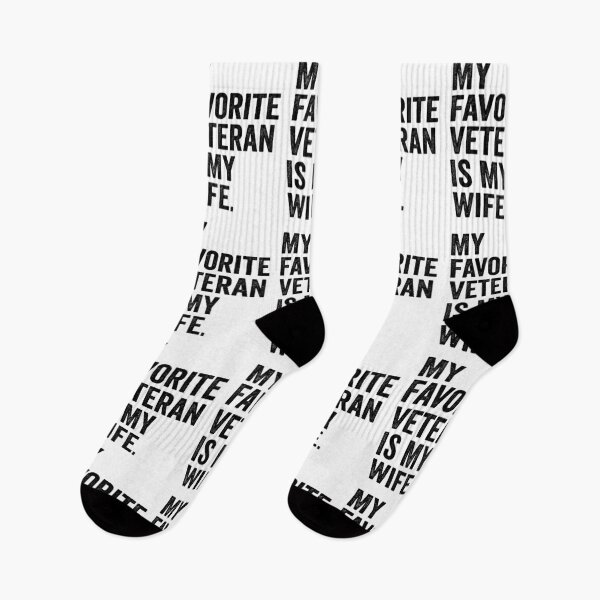 Item preview, My Favorite Veteran Is My Wife Funny Military Husband | Proud Military Spouse Gift | Patriotic Veteran Design designed and sold by 76Valeria.