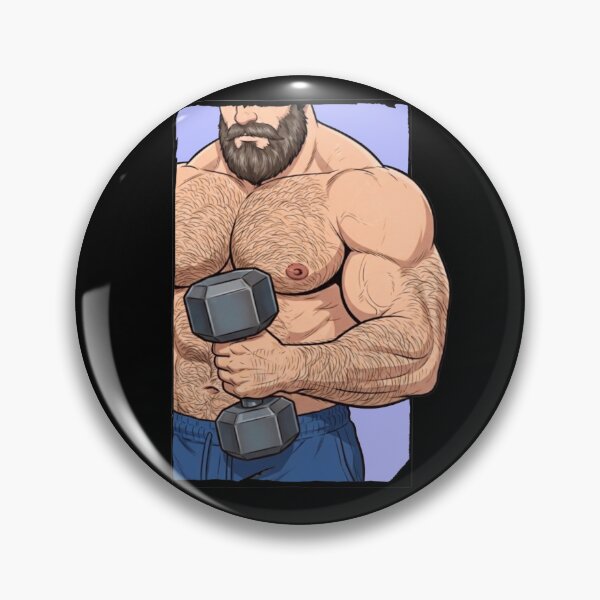 Item preview, Gym Gay Bear | Woof Daddy Gay Bear Illustration designed and sold by BrokenLabel.