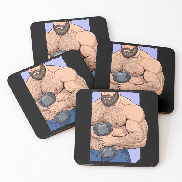 Item preview, Gym Gay Bear | Woof Daddy Gay Bear Illustration designed and sold by BrokenLabel.