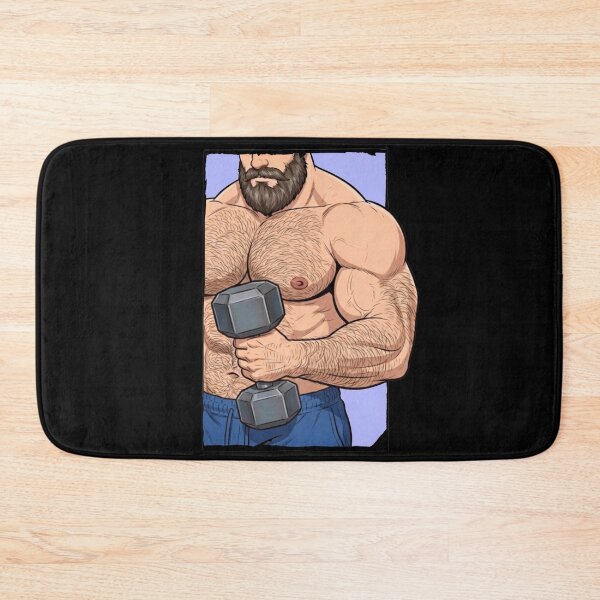 Item preview, Gym Gay Bear | Woof Daddy Gay Bear Illustration designed and sold by BrokenLabel.