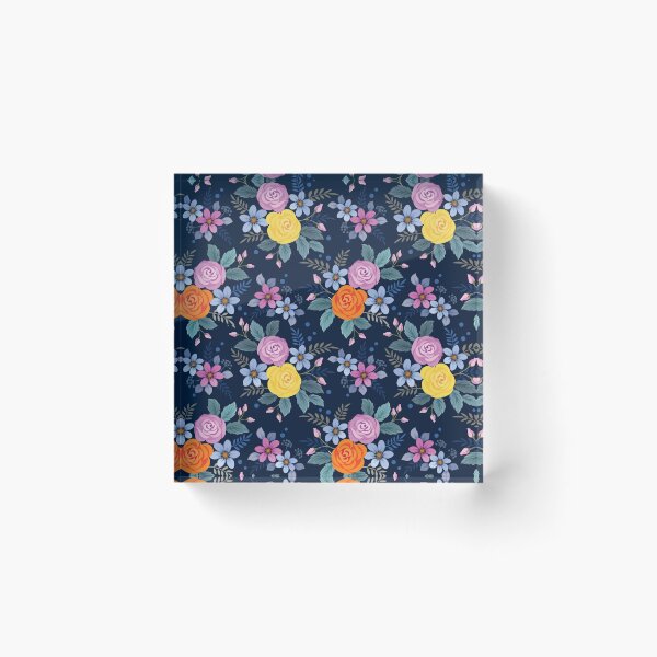 Item preview, Flower blue background sticker designed and sold by DesignPMG.