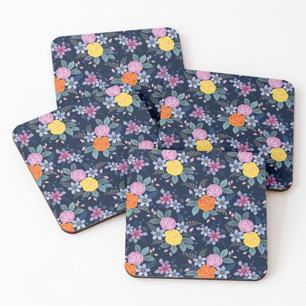 Item preview, Flower blue background sticker designed and sold by DesignPMG.