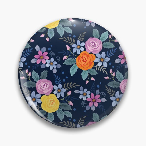 Item preview, Flower blue background sticker designed and sold by DesignPMG.